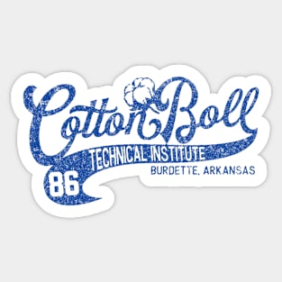 Cotton Boll - Burdette Script Sticker